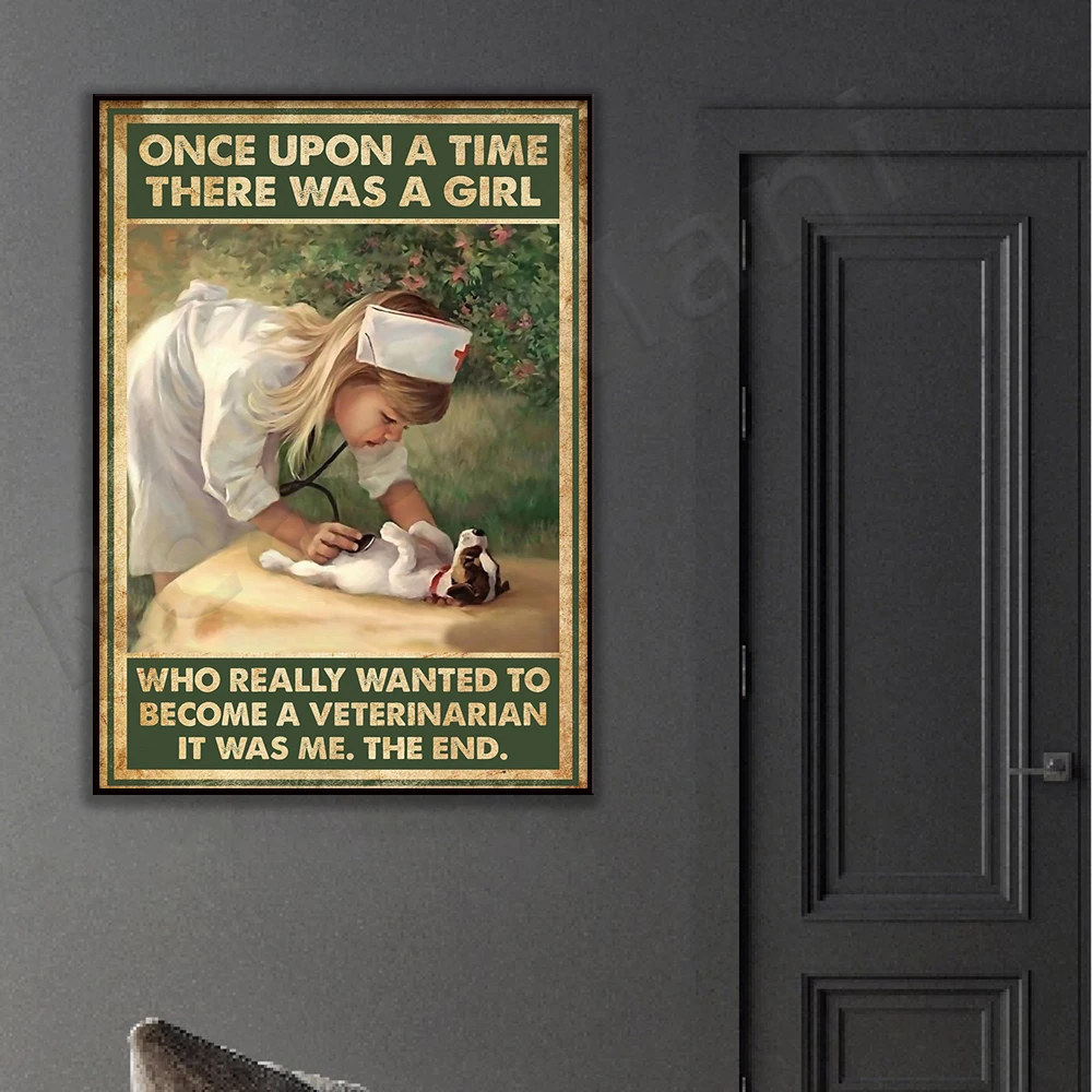 Раньше была девочка которая действительно хочет быть ветеринаром и это я. Постер