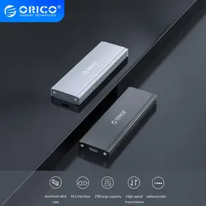 ORICO NVME M.2 к Тип-c SSD корпус м прозрачный ключ внешний USB3.1 Gen2 10 Гбитс Mini-USB C SSD случае Поддержка UASP 2 ТБ JMS578