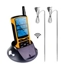 Цифровой Кухонный Термометр с таймером, прибор для измерения температуры, для барбекю, духовки, мяса и гриля, сигнал при превышении температуры