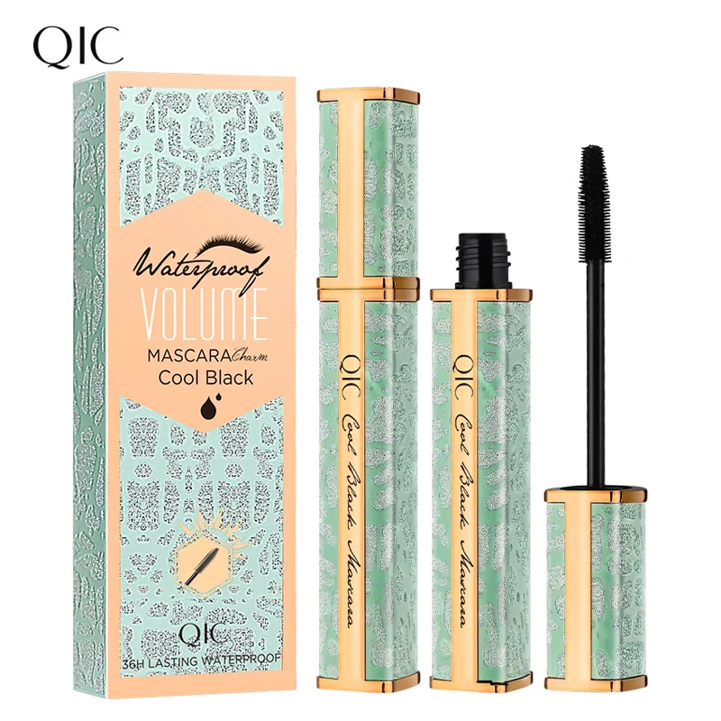 

QIC 4D Starry Sky Shine Mascara Eyelash Curling & Lengthening Black Mascara Cosmetics Eye Lash Thick Tint Brush Lashes Makeup