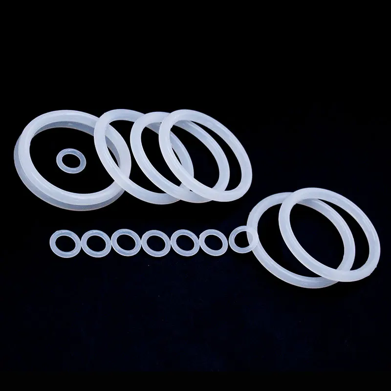 Белое Силиконовое кольцо 10 шт./лот силиконовое/VMQ уплотнительное толщина 2 мм