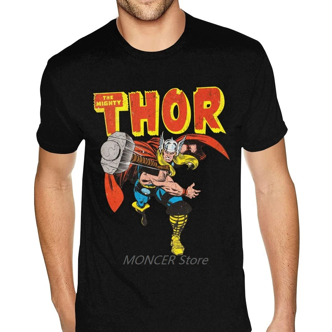 

Thor Ragnarok Anime Tee Shirts Guys Oversize Tshirt Homme Short Sleeved Cheap Branded Clothing