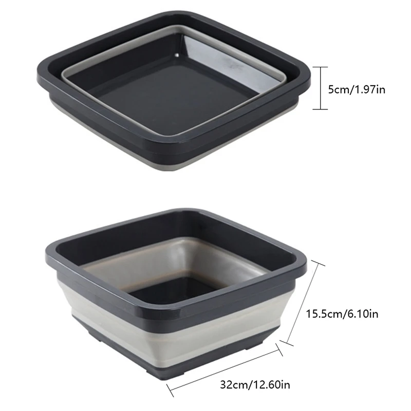 Складной умывальник выдвижной бытовой пены для мытья ног портативный утолщенный