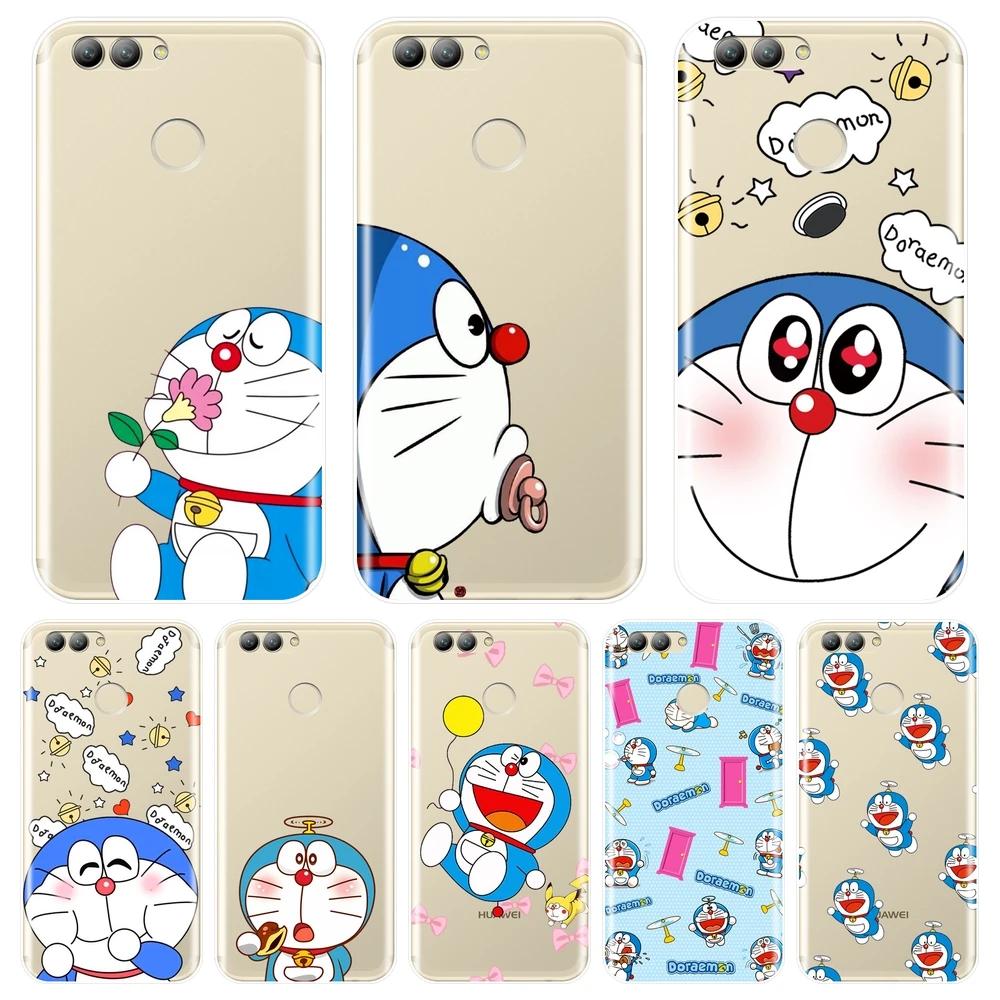 Мягкая задняя крышка для Huawei Nova Smart Lite 2017 Doraemon Kawaii японский чехол телефона