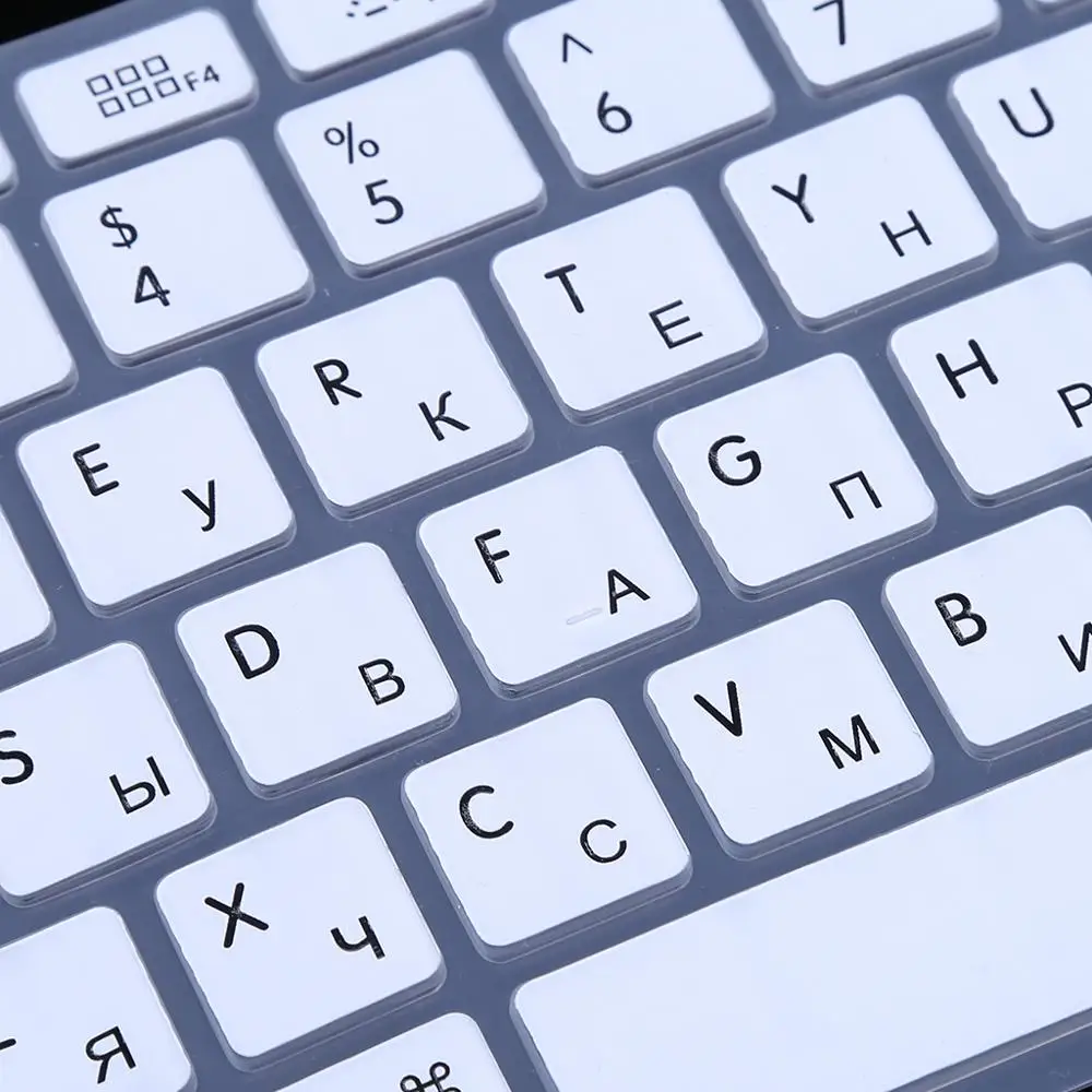 Русская версия клавиатуры США силиконовый чехол для Apple Macbook Air Pro 13 15|Аксессуары