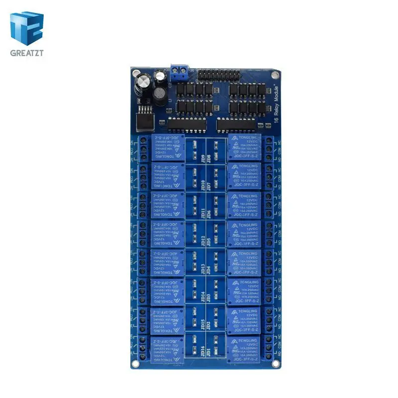 1 шт. 5 в 12 В 16 канальный релейный модуль для arduino ARM PIC AVR DSP электронный релейный ремень оптрон изоляция 16 дорога