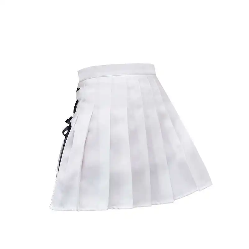 

Skirt Spring And Summer Women's College Style Pleated Skirt Anti- High Waist Solid Color Short y2k