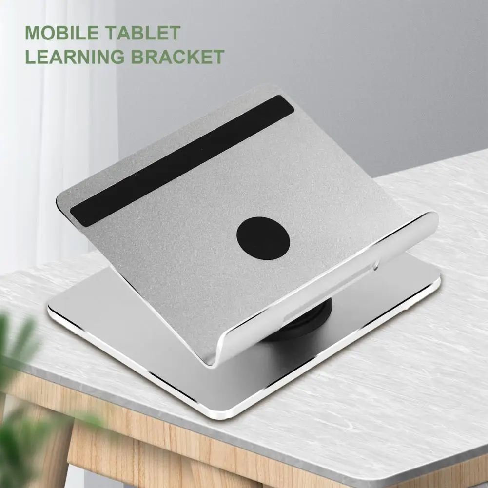 

Tablet Holder Wear-resistant 360 Degrees Rotation Aluminum Alloy Adjustable Desk Mount Cell Phone Stand for Live Streaming