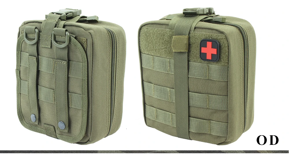TACTIFANS Патч-кейс для оказания первой медицинской помощи Molle Hook and Loop Тактический медицинский комплект EMT Emergency EDC Rip-Away Survival IFAK