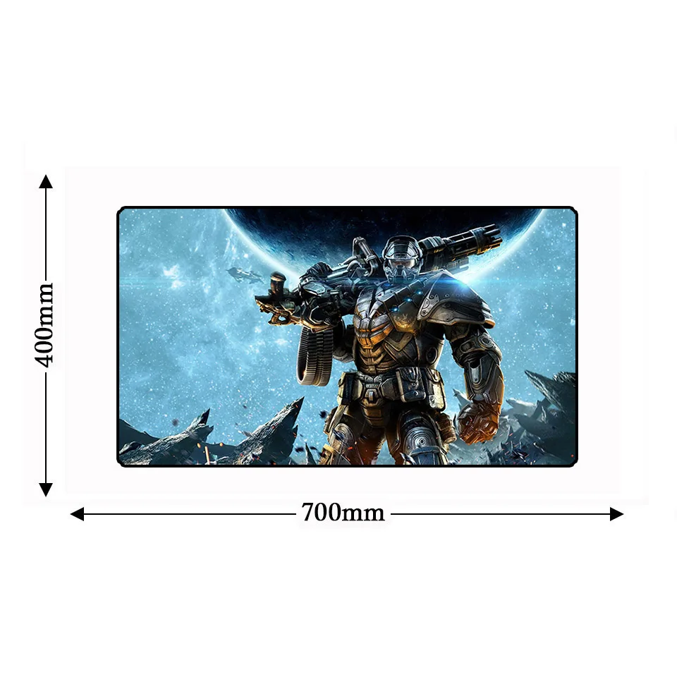 700*400*2 мм Большой запирающий край игровой геймер клавиатура компьютерный коврик для мыши крутой аниме XL ноутбук ПК стол резиновый коврик для мыши коврики - Цвет: 6
