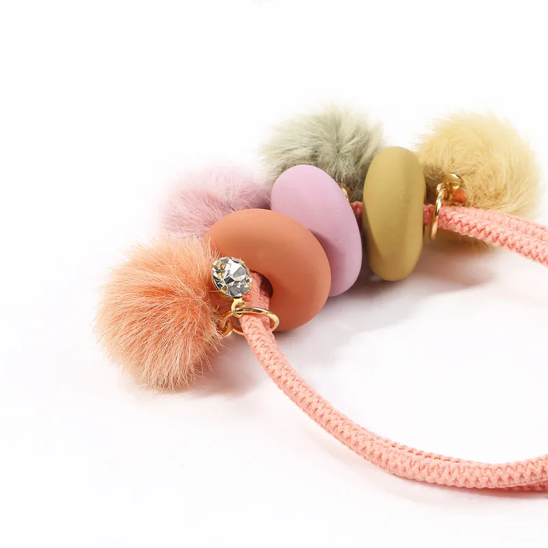 1 шт. Модные женские плюшевые Бальные ленты милые осенние зимние эластичные