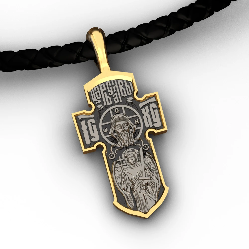 Новое ожерелье с кулоном в виде католического Креста мужское религиозной верой