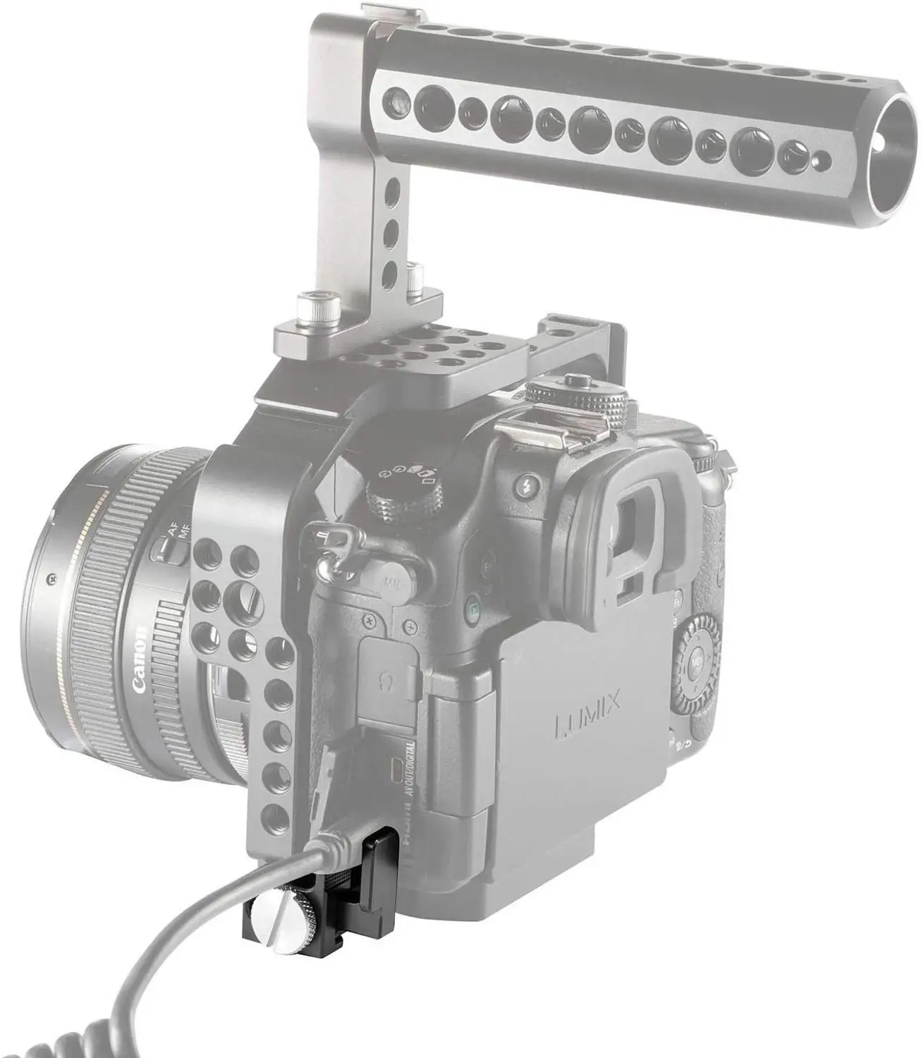 HDMI кабель зажим для Blackmagic видео монитор системы помощи клетка G7/GH4/GH3 BMMCC