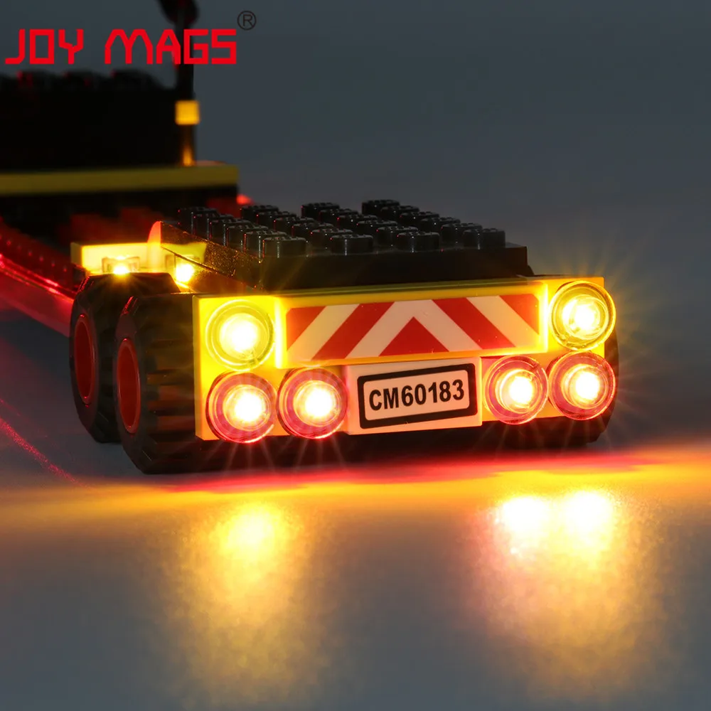 

JOY MAGS Only Led Light Kit For 60183 CITY Series Heavy Cargo Transport Compatible With 02094 10872 , NO Model