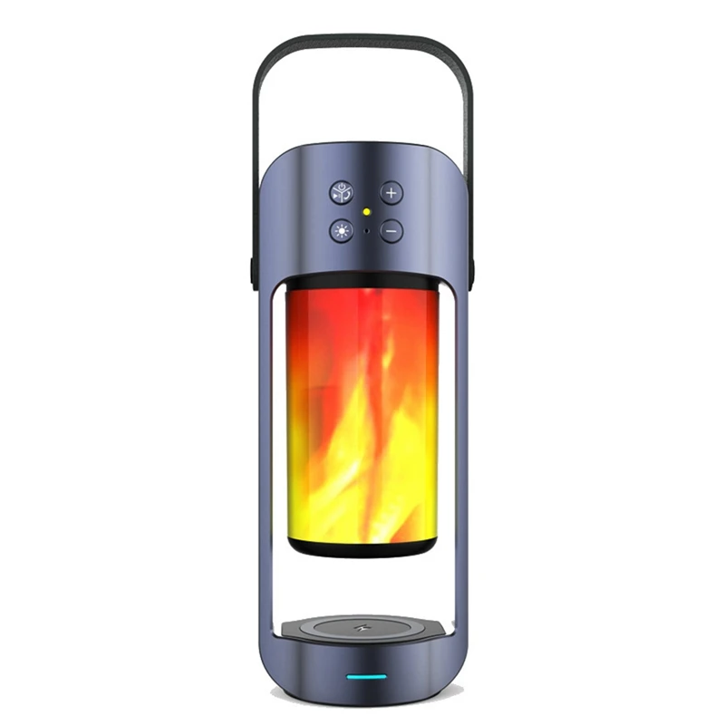 

Portable Wireless Bluetooth Speaker Night Light Stereo Speaker Led Flame Lantern Lights with HD Audio & Enhanced Bass
