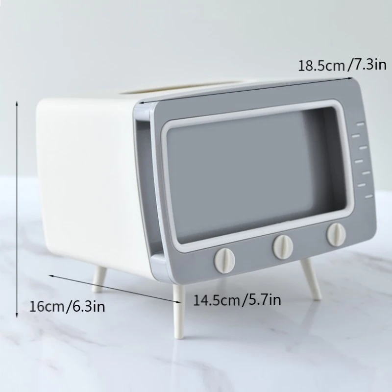 

1PC Multifunctional Tissue Box Household Simple Style And Cute Chase Drama Mobile Phone Storage Creative Paper Pumping