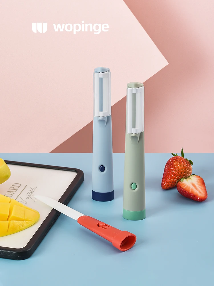 

Портативный нож для фруктов, нож для пищевых добавок, многофункциональный керамический нож, бытовой нож для фруктов, набор офисных ножей дл...