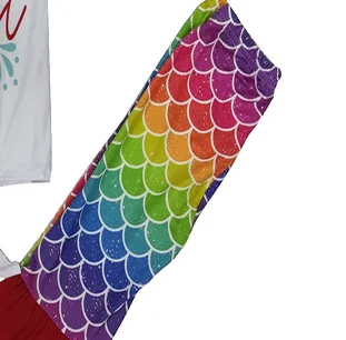 Новинка 2019 праздничная одежда дизайнерский комплект из цветной рыбьей чешуи для