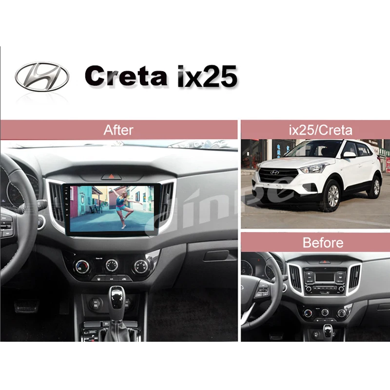 Android 9 0 ix25 Creta радио gps Автомобильный мультимедийный плеер для hyundai 2014-2017 Navi видео MP5
