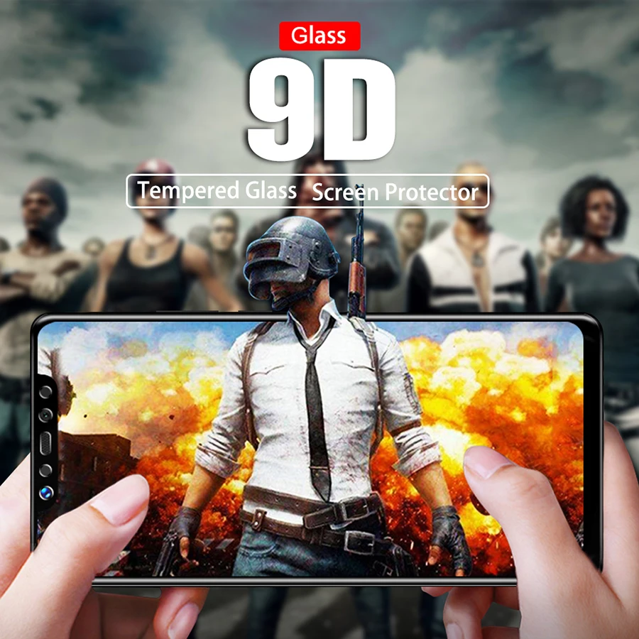 10 шт. 9D изогнутое полное покрытие 9H закаленное стекло для Xiaomi Redmi Note 8 7 Pro 6 5 5A 4 4X Защитная пленка для экрана