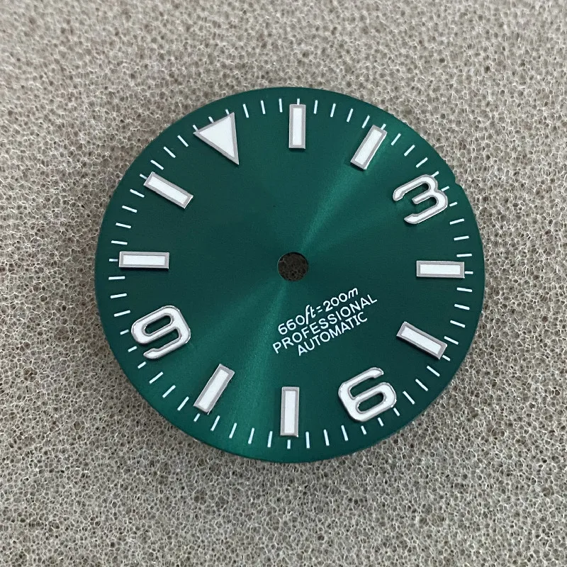 Watch dial sunburst gray red dial For Skx007 SKX009 abalone Dive watch  NH35  Movement 28.5mm watch mod