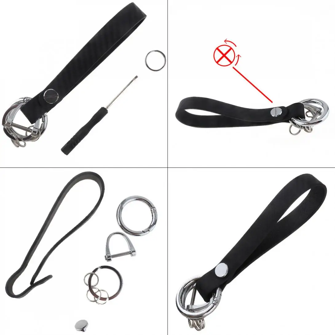 Углеродное волокно цинковый сплав + Многофункциональный чехол из искусственной