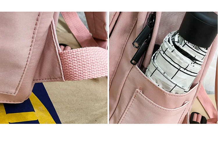 SHYAA Backpack Women Backpack Fashion Women Shoulder Bag Solid Color School Bag for Teenage Girl Children Backpacks Travel Bag
