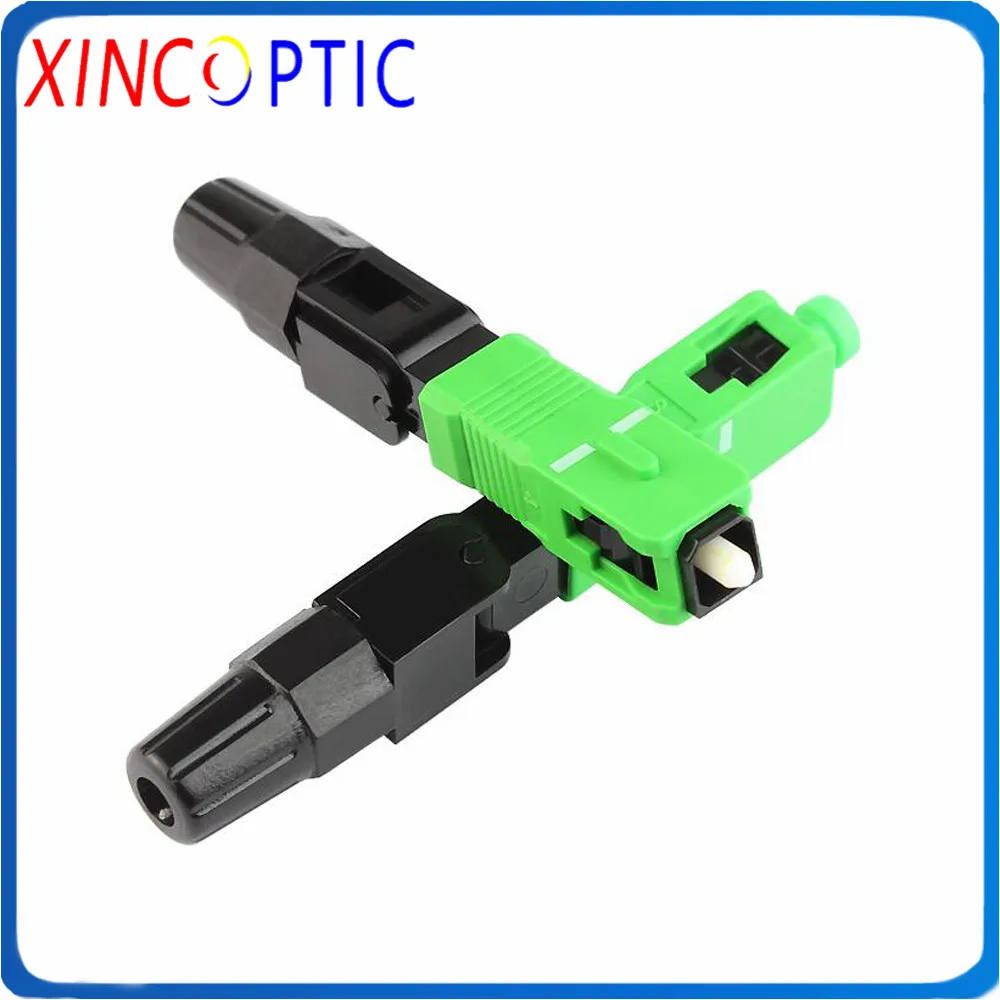 

55mm Embedded SCAPC FTTH Fiber Optic Quick Connector SC/APC SM Fibre Optical Fast for CATV