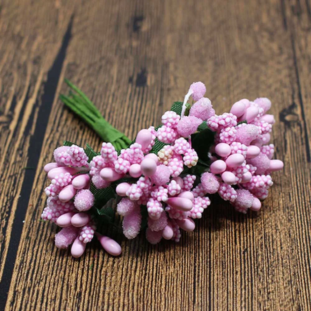 144 шт./упак. DIY Искусственные ягоды цветы искусственные цветы букет для Свадебная вечеринка украшения домашнего декора
