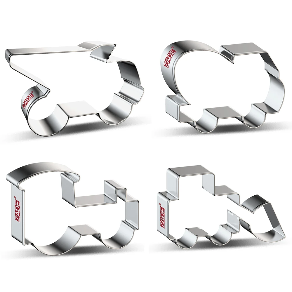 

ZADE Vehicle Bulldozer Cookie Cutter for Biscuit Fondant Construction Truck Cookie Cutter - Stainless Steel