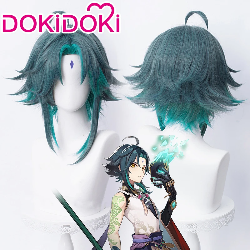 DokiDoki игра Genshin воздействия Косплэй Хэллоуин крепление для спортивной камеры Xiao