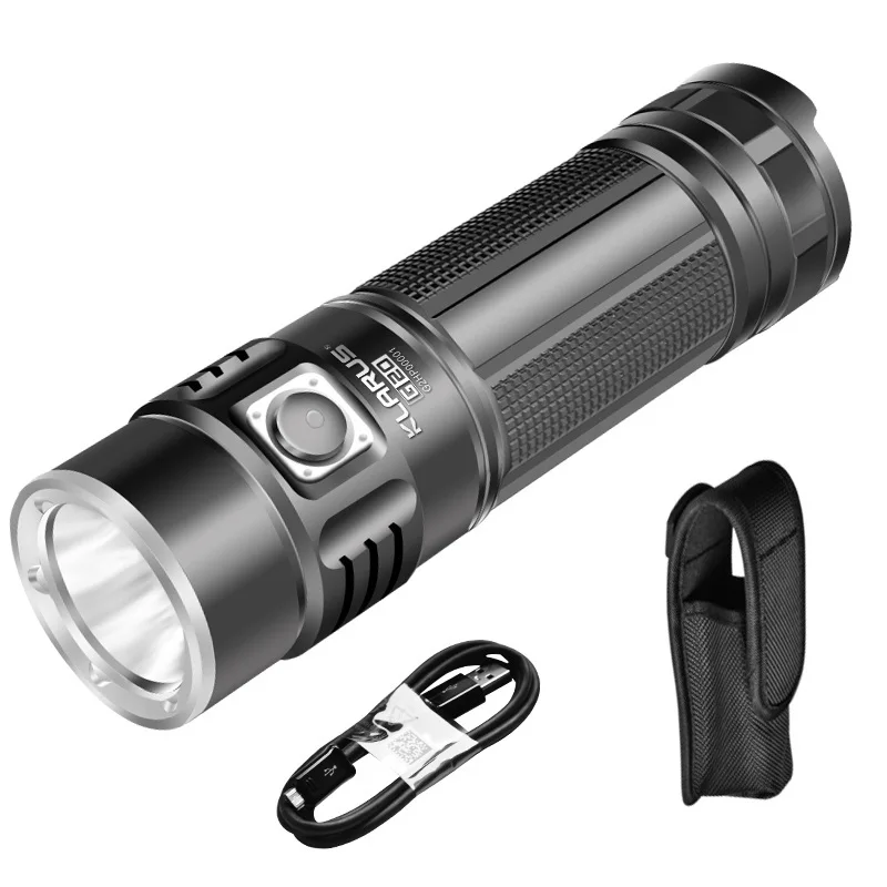 

2021 KLARUS G20 Rechargeable LED Flashlight 3000 LM CREE XHP70 LED Torch by 26650 Battery Light Dual Switch Lantern for Defense