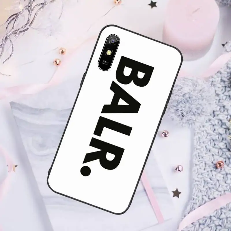

luxury brand BALRs Phone Cases For Xiaomi Mi Redmi Note 7 8 9 pro 8T 9T 9S 9A 10 Lite pro