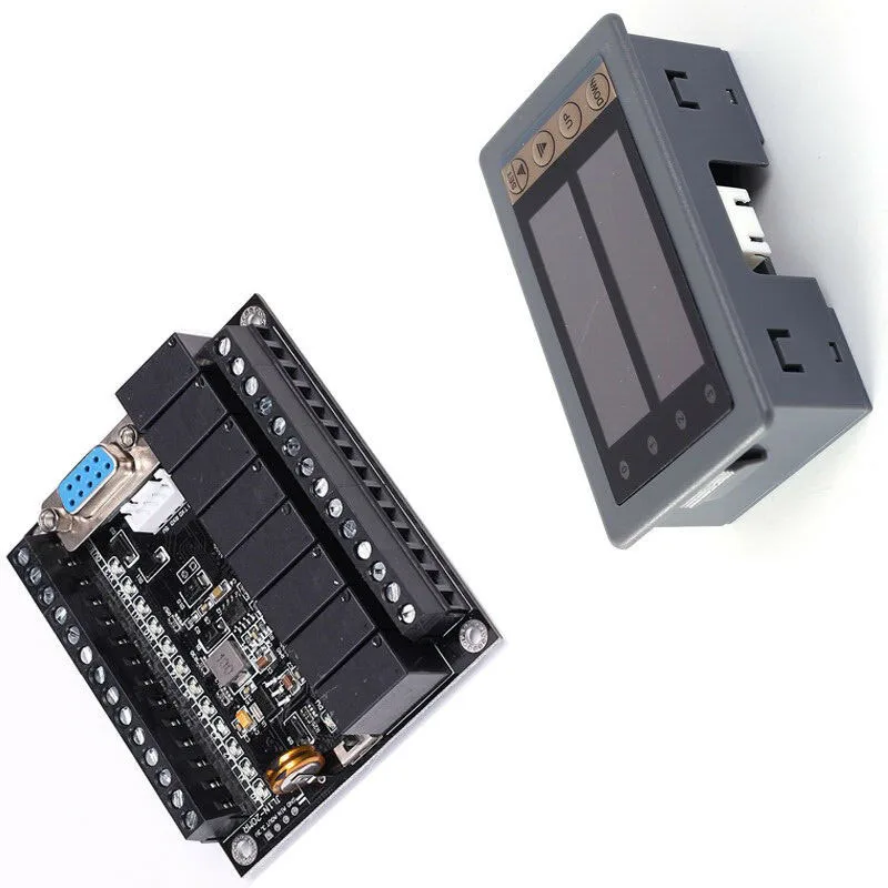 Топ! PLC FX1N 20MR & рельсовый Тип корпуса дисплей релейный модуль задержки пуска 10