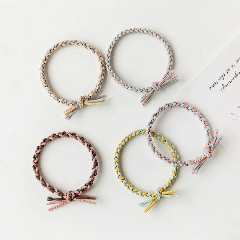 

Simple Basic Elastic Hair Bands Women Girls Scrunchie Ponytail Holder Rubber Bands Fashion Headband Hair Accessories Headdress