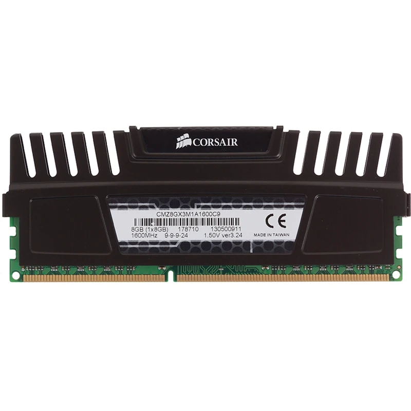 Память DDR3 8Gb 1600MHz Corsair CMZ8GX3M1A1600C9 RTL PC3 12800 CL9 DIMM 240 pin 1.5В|Оперативная память| |