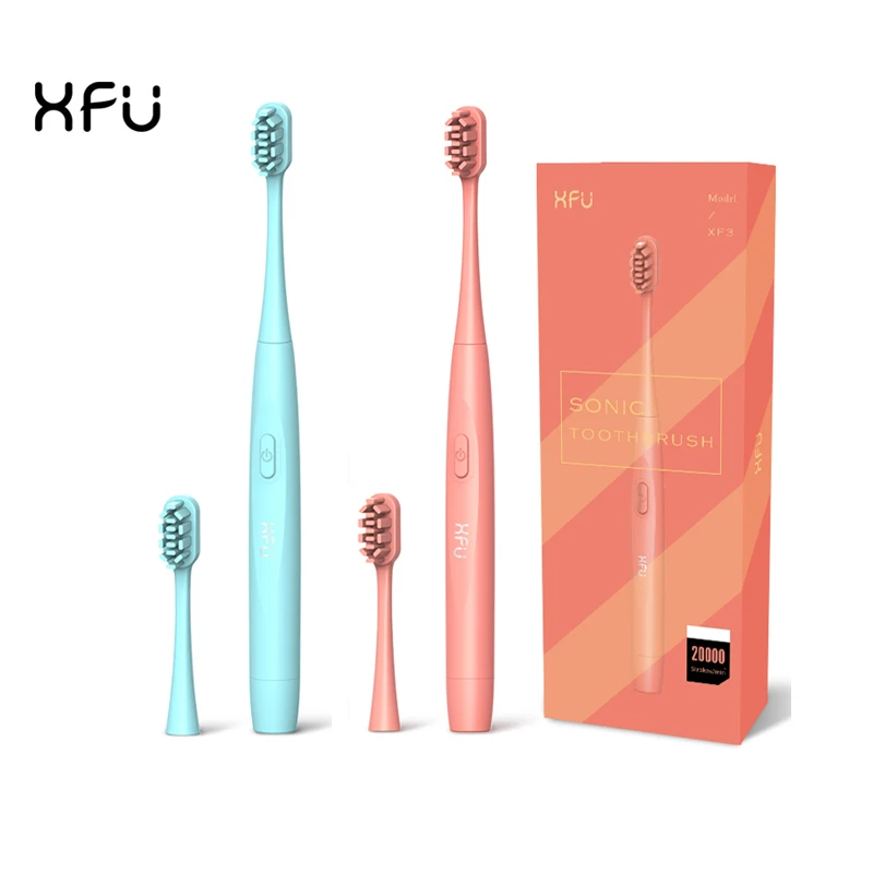 

Seago XF3 Sonic Electric Toothbrush Waterproof Toothbrushes End-rounded Soft Bristle Battery Powered 120Days Long Standby