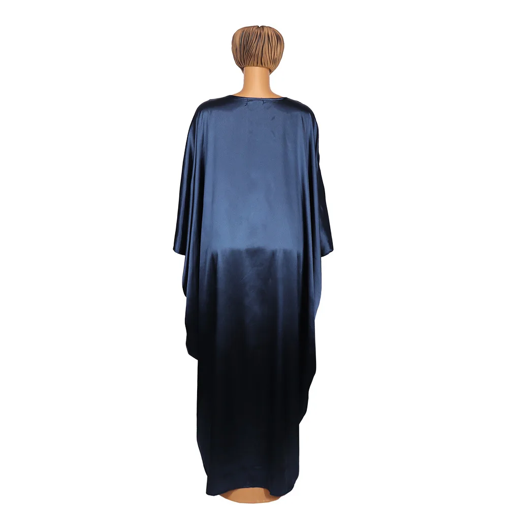 DOIB африканские женские платья больших размеров шелковое платье с V образным