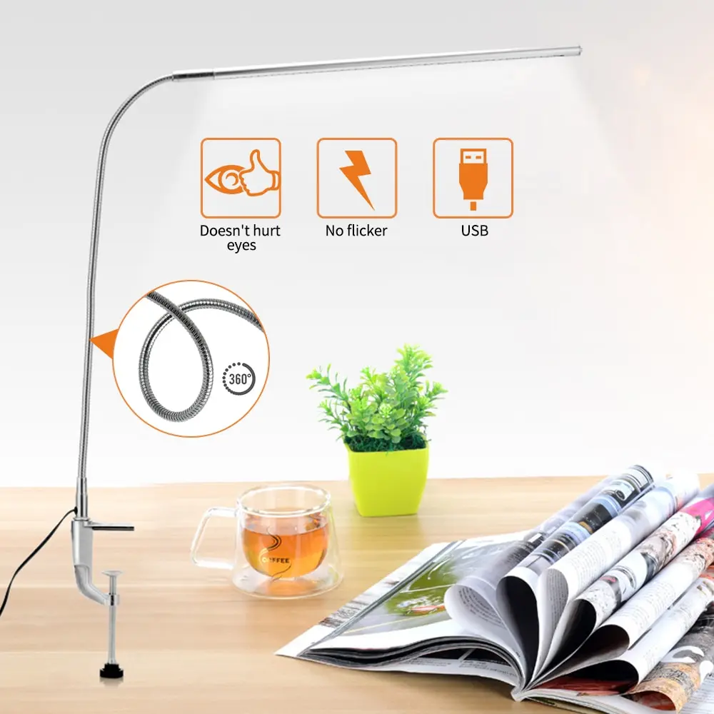 Длинный светодиодный настольный светильник настольная лампа гибкий