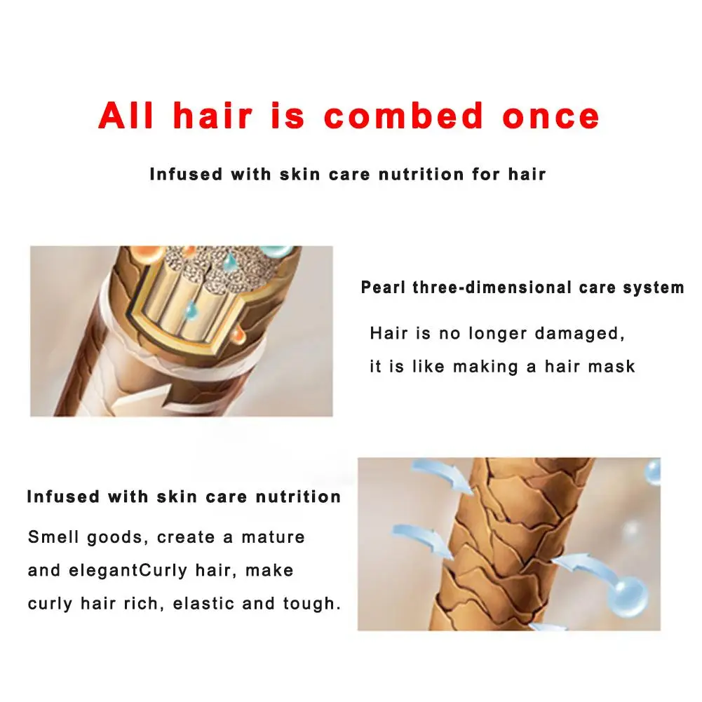 Уход за волосами Профессиональный выпрямитель и разглаживает крем для волос с