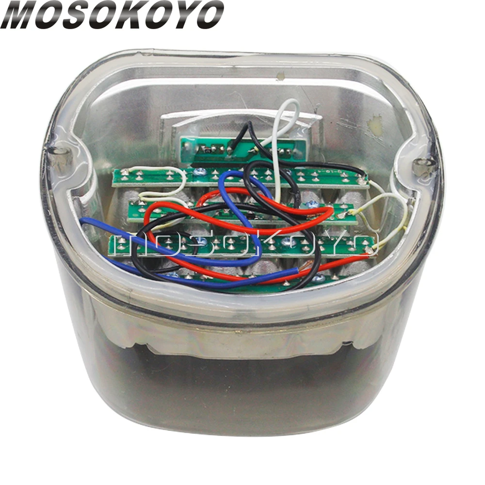 Светодиодные интегрисветодиодный задние стоп-сигналы для мотоцикла задний