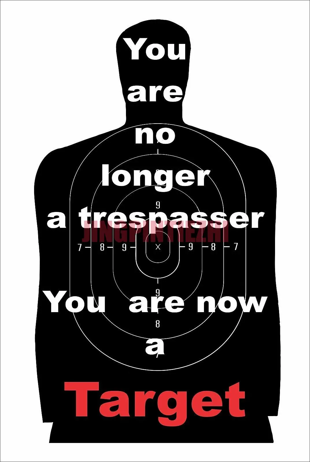 

You Are No Longer Breaking Into Your Target Sign Car Stickers Vinyl Motorcycle Decal Car Window Body Decorative