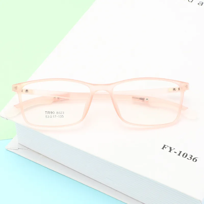 Стильные TR90 очки легкие Гибкая оптическая оправа женские мужские Rx able