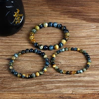 lightning 5a dream tiger eye bracelets men 6 12mm natural energy stone beads reiki healing bracelets for women jewelry pulseras