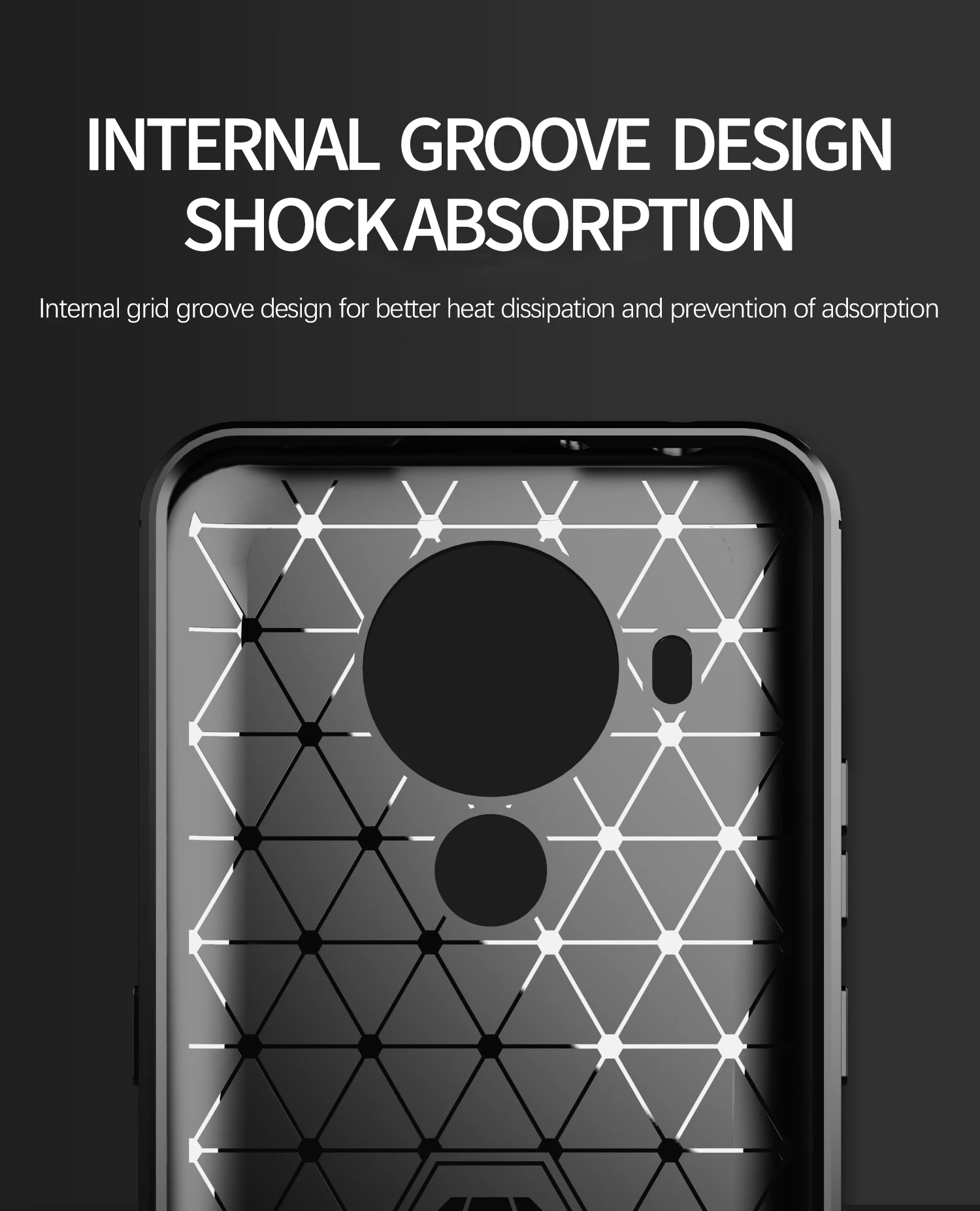 Защитный чехол для Nokia 5 4 ТПУ противоударный силиконовый бампер однотонный