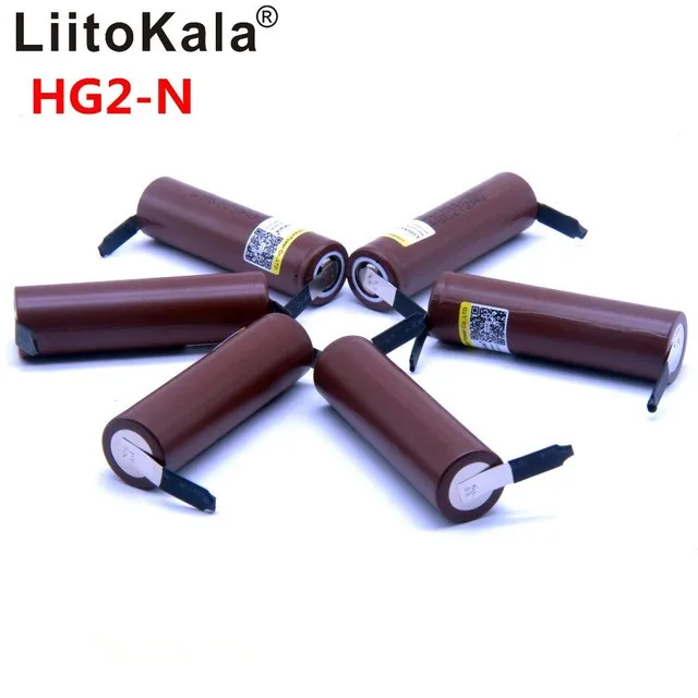 Батарея Liitokala HG2 18650 6 шт./лот 3000 мАч 3 В 30 А | Электроника