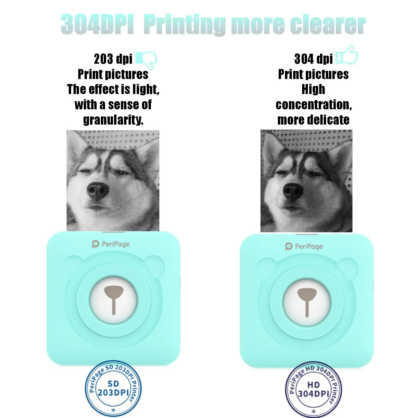 PeriPage 304 DPI карманный мини-принтер с Bluetooth для фотографий беспроводной переносной