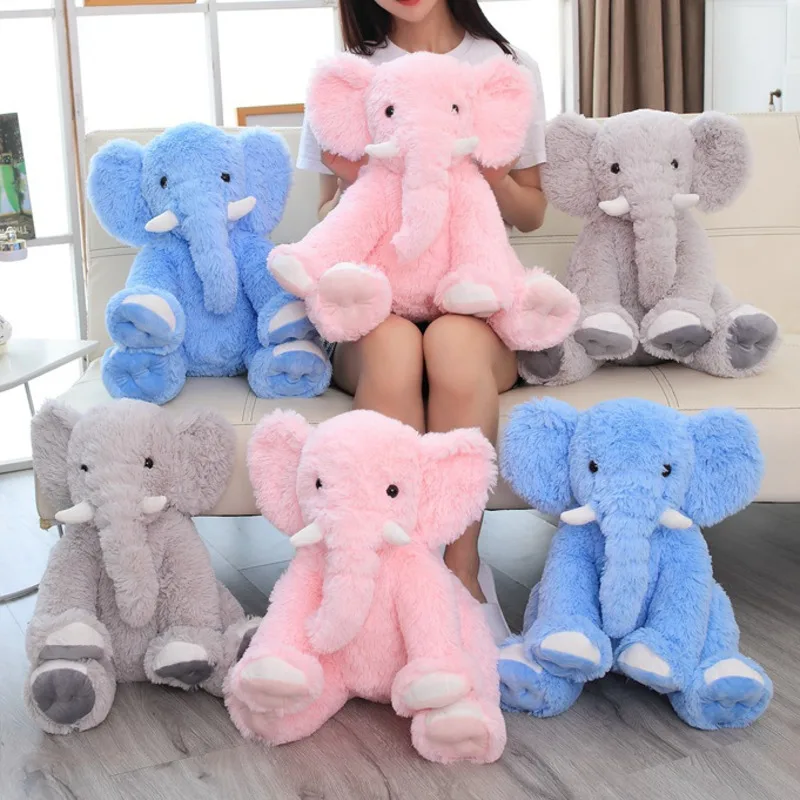 

Детские плюшевые игрушки, игрушка-слон, детская Успокаивающая кукла, Подушка-Слон, плюшевая игрушка, захватывающая кукла, подарок для актив...