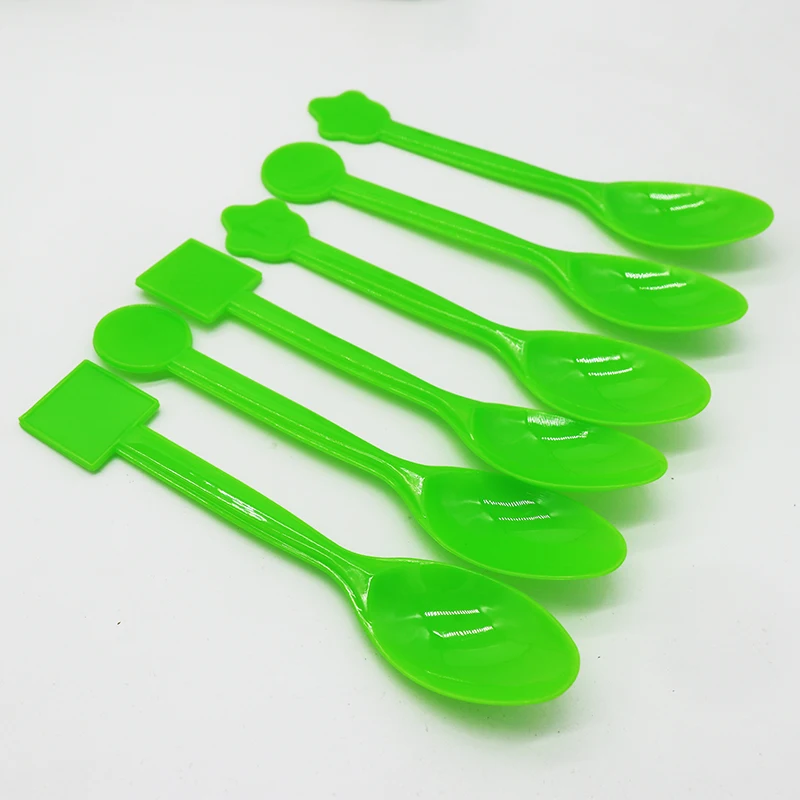 10pcs spoons Юрский мотив динозавра вечерние украшения детский душ вечерние поставки Юрского динозавра тарелки салфетки для стаканчиков баннеры - Цвет: 10pcs spoons
