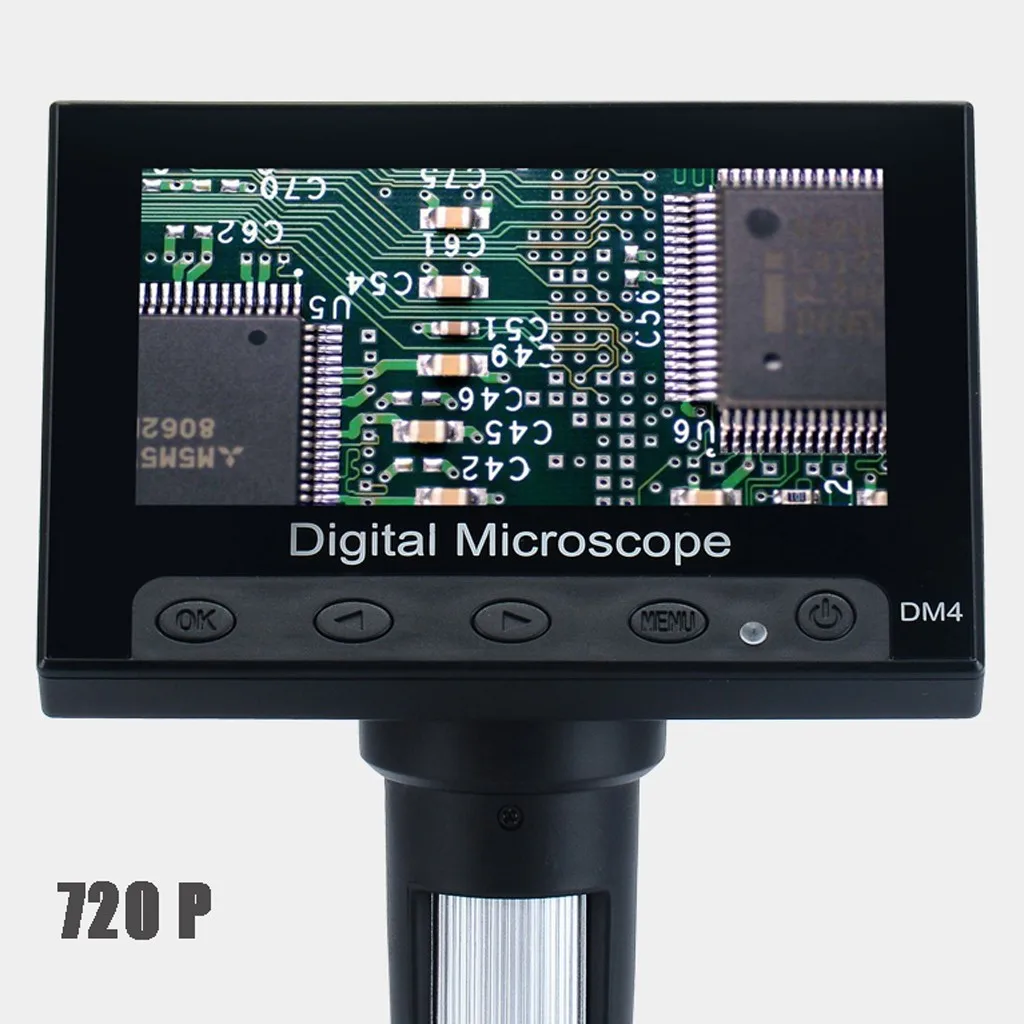 1000x2 0 MP DM4 4 3 дюймовый цифровой USB микроскоп ЖК-экран VGA | Электроника